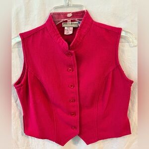Fuschia Tank Top Vest by ColdWater Creek
